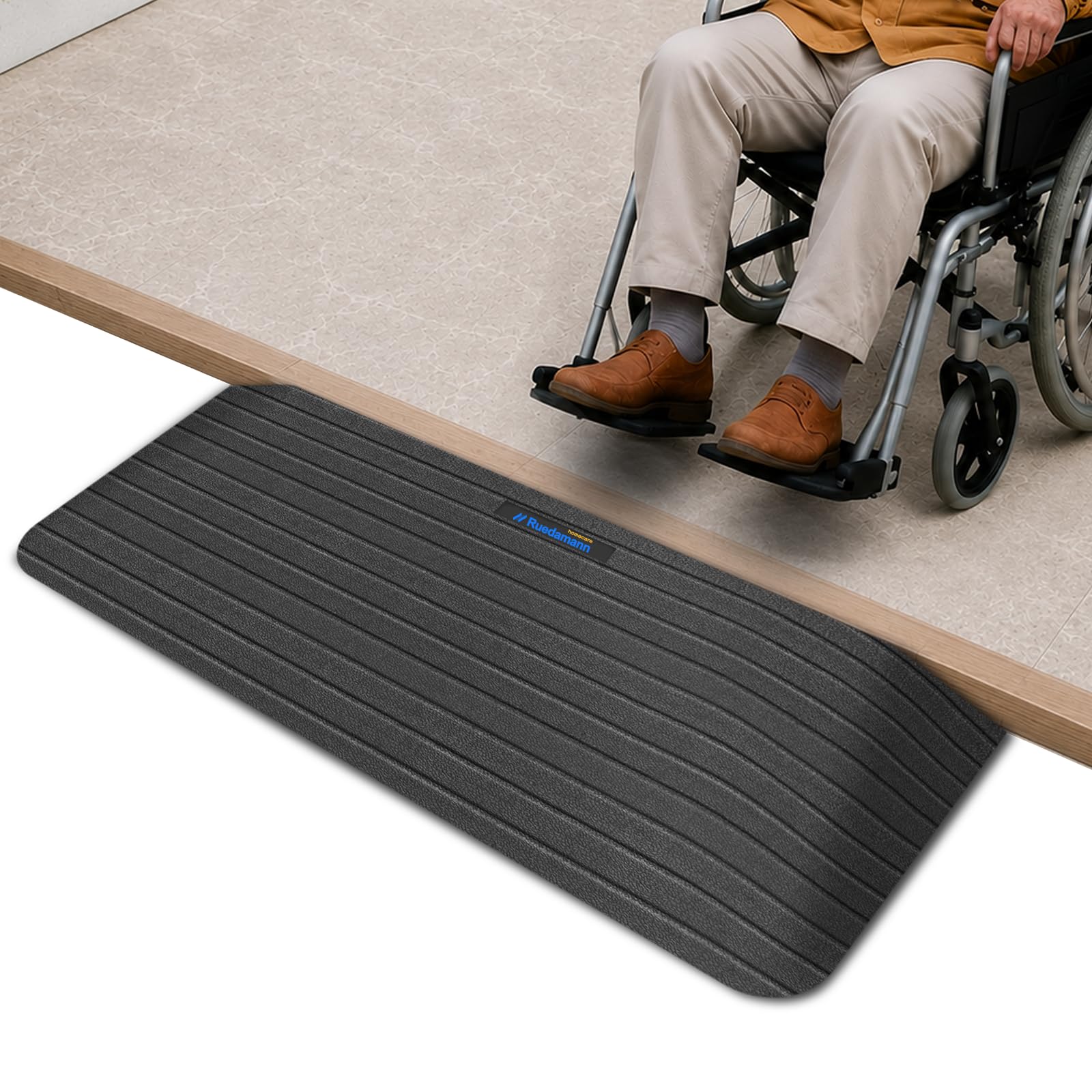 Snapklik.com : 2” Rise Threshold Ramps For Doorways, 2200 Lbs Load ...