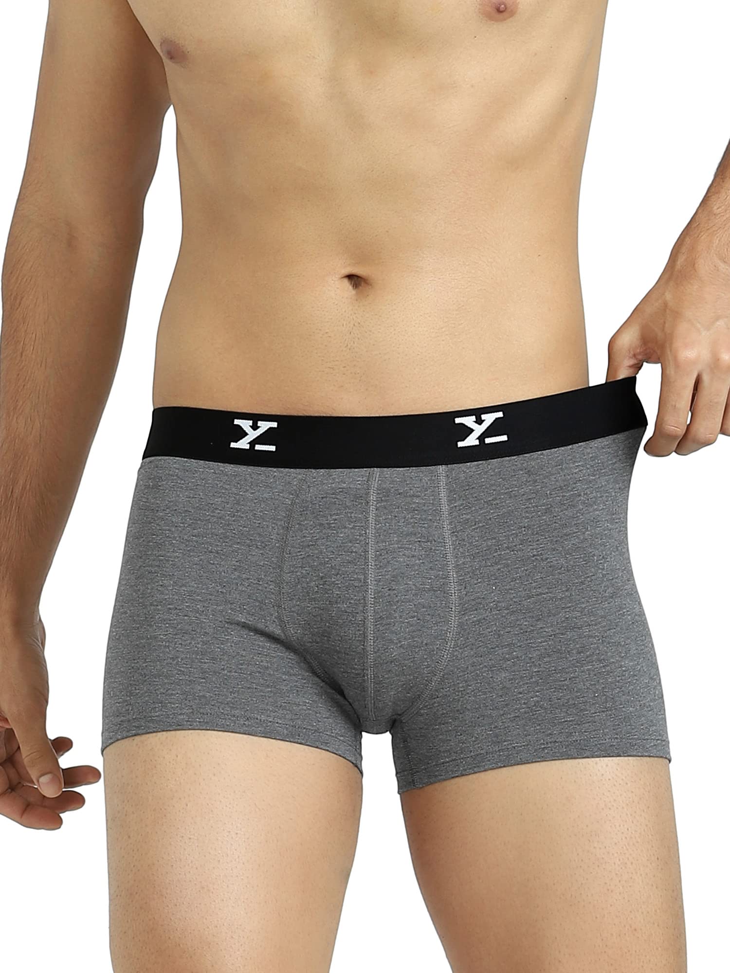 xyxx Men's Modal Slim Solid Trunks-picture-16