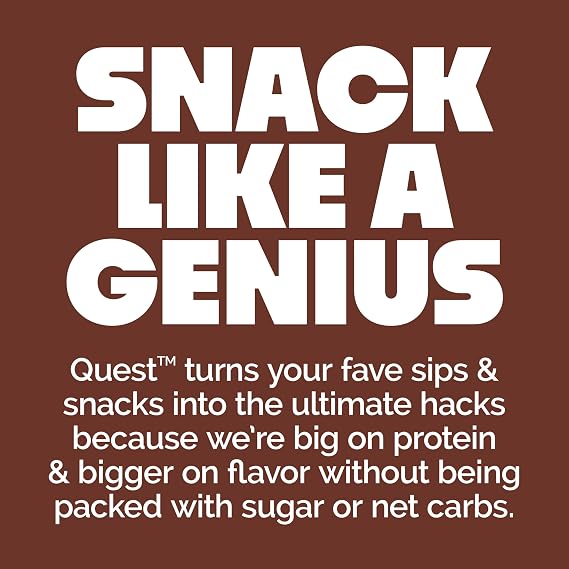 Quest Nutrition Chocolate Chip Cookie Dough - High Protein, Low Carb, Gluten Free, Keto Friendly, 2.12 Oz, 20 Count (4 Packs of 5)