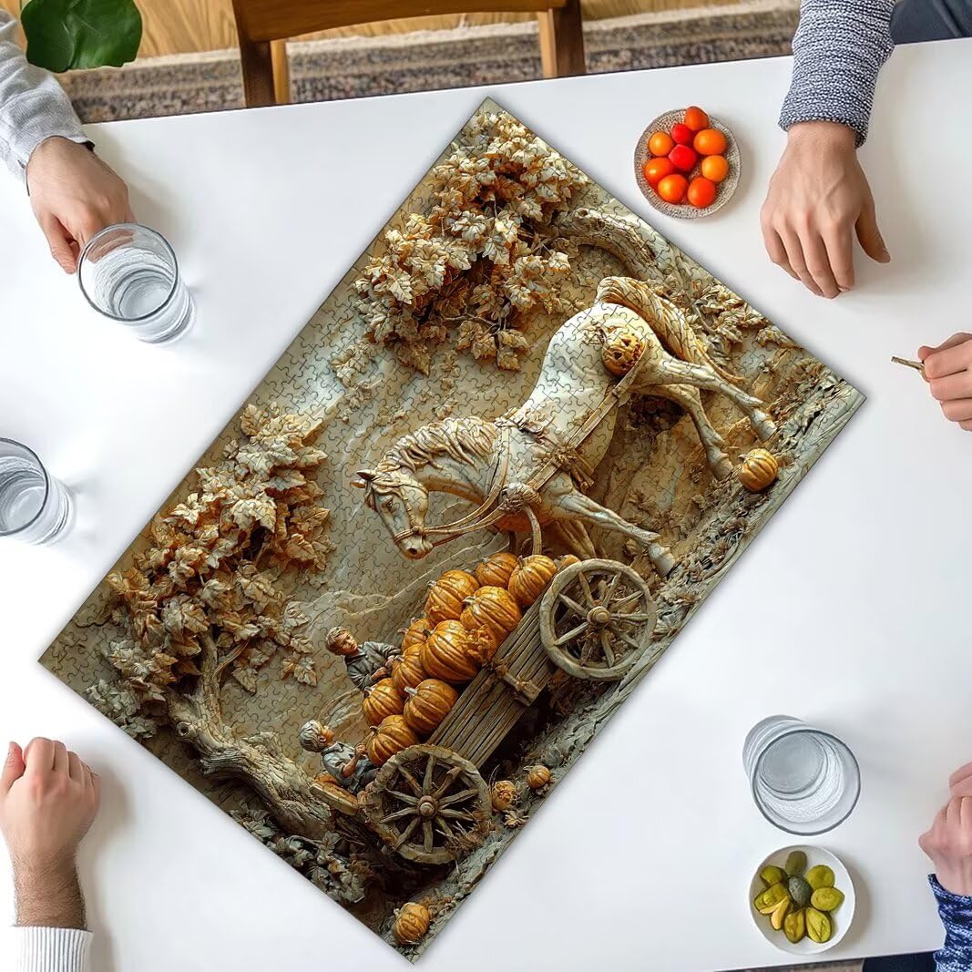 Puzzle 2000 Pezzi, Puzzle Cavallo, Misura: 100x71cm, Regalo Donna -8759