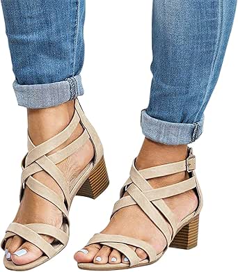 Coole Damen-Sandalen Mit Absatz - Bequeme Sommerschuhe Für Strand & Freizeit