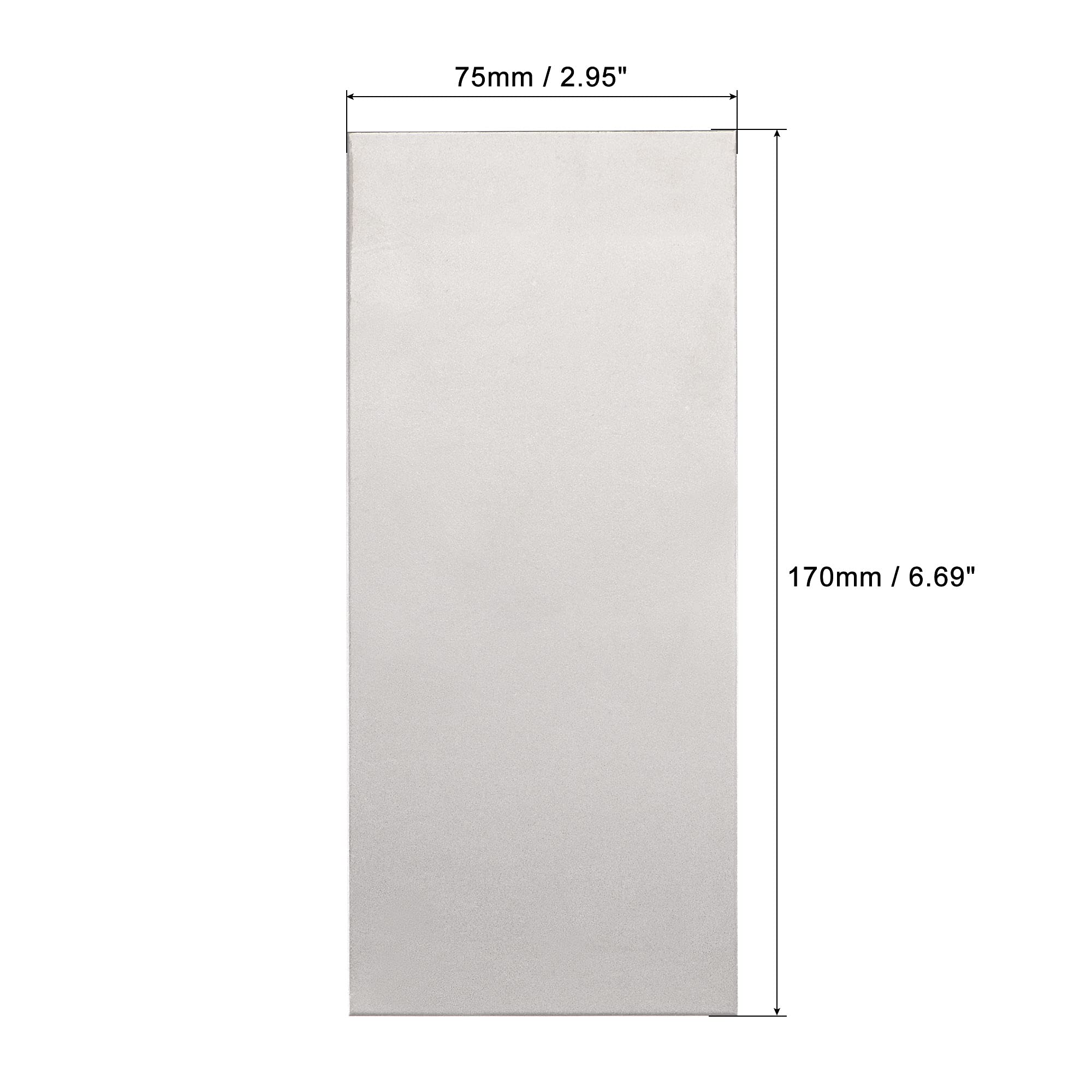 Pierre à Aiguiser Diamant 170x75mm - Grain 80 Et 120 - 2 Pièces Uxcell - Neuf Emballé - Pour Affûtage Et Meulage