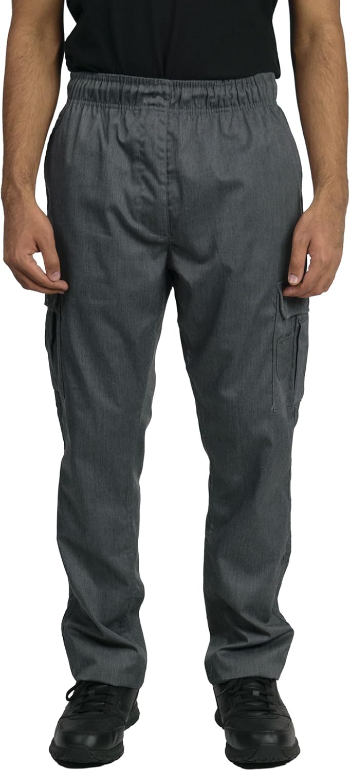 Chef Code 2-Pack Modern Fit Tactical Inspired Chef Pants with Zipper Fly and Cargo Pockets