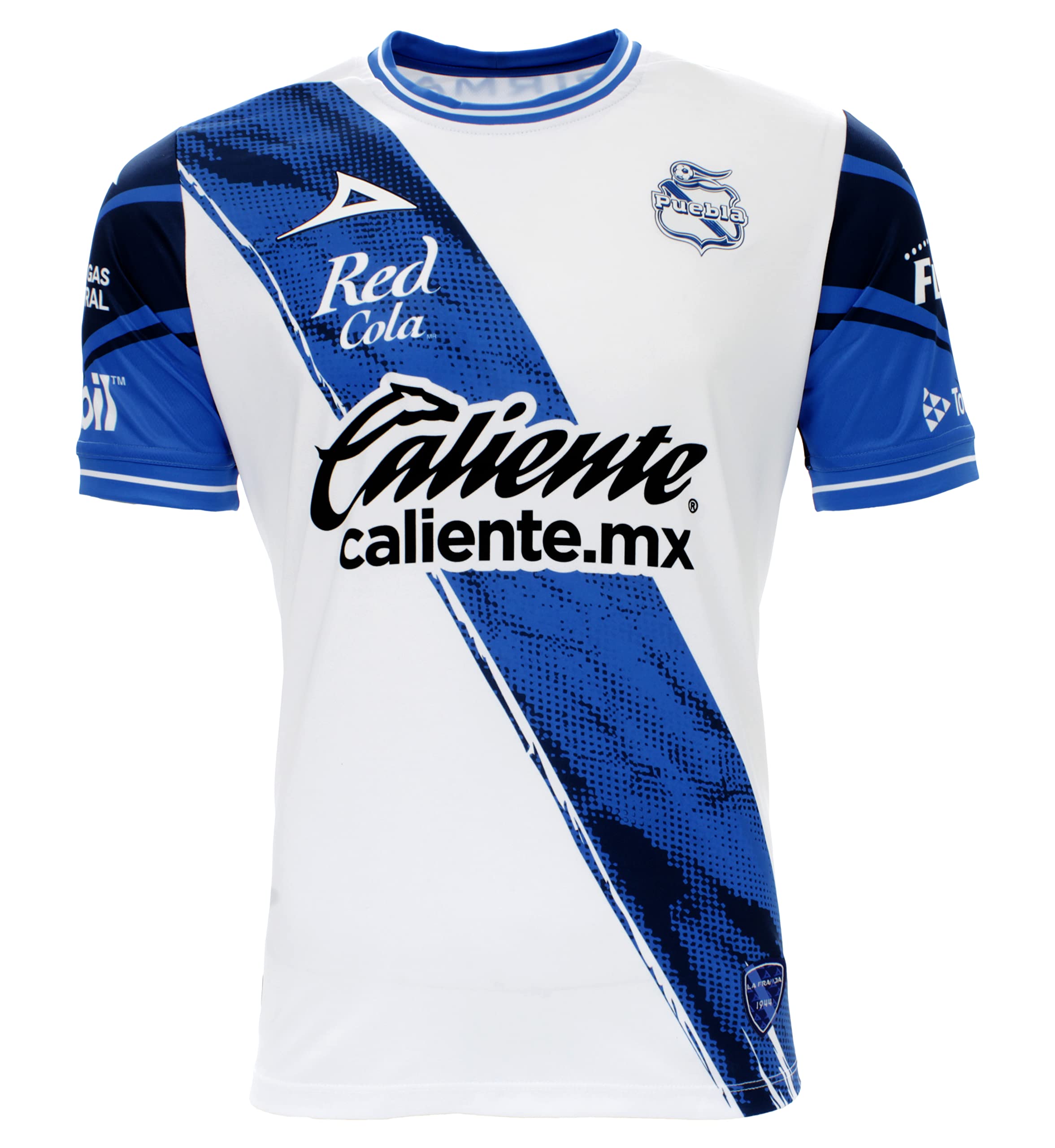 Men's Puebla Soccer Jersey 22/23 Home Authentic Pirma (as1, Alpha, s, Regular, Regular, Small)