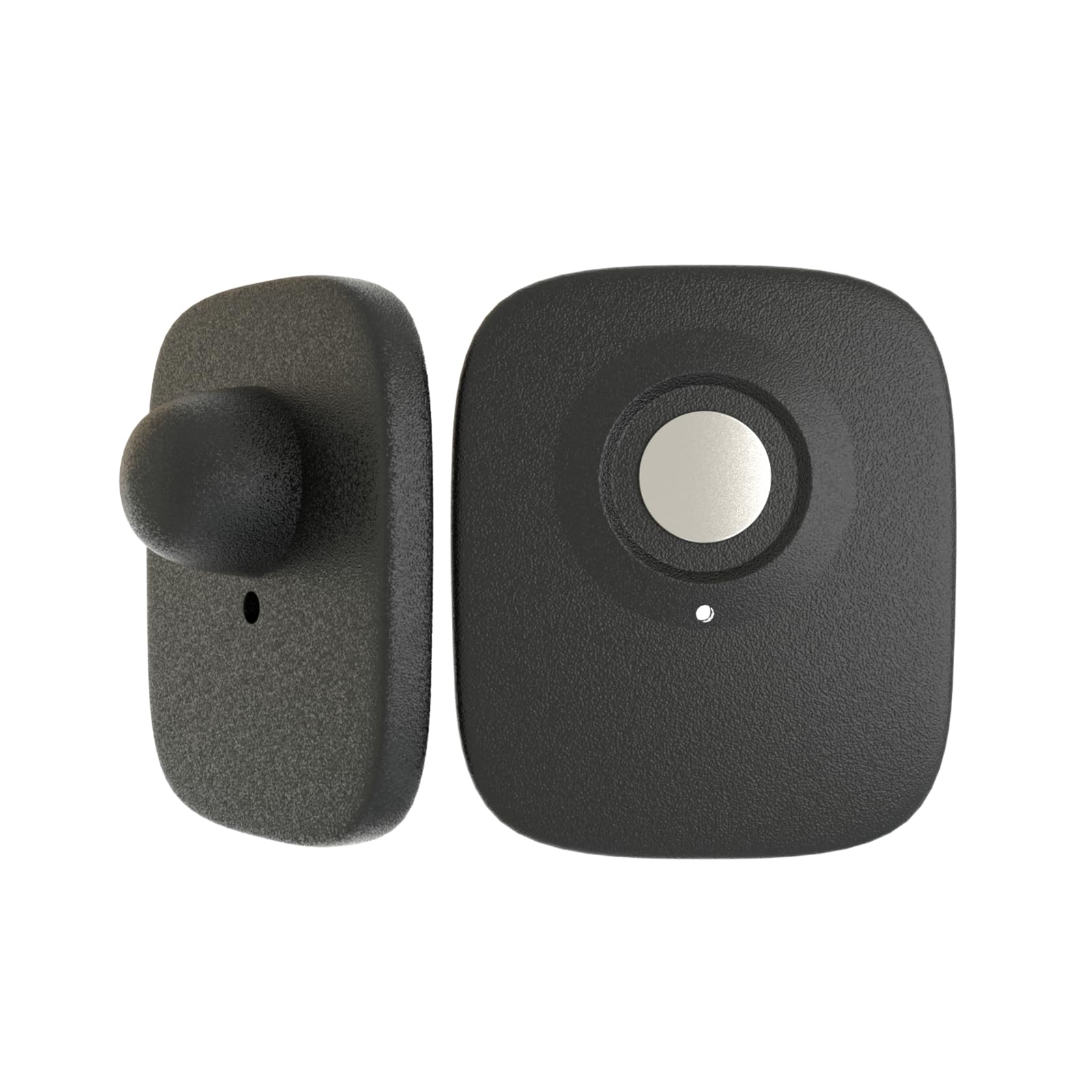Sicherheitsetiketten für Kleidung, Diebstahlschutz, kompatibel mit RF 8,2 MHz Alarmsystem, Mini-Quadratisch, EAS, Hard-Tag mit 1000 Pins für Bekleidungsgeschäft, Supermarkt, Schwarz, 1000 Stück