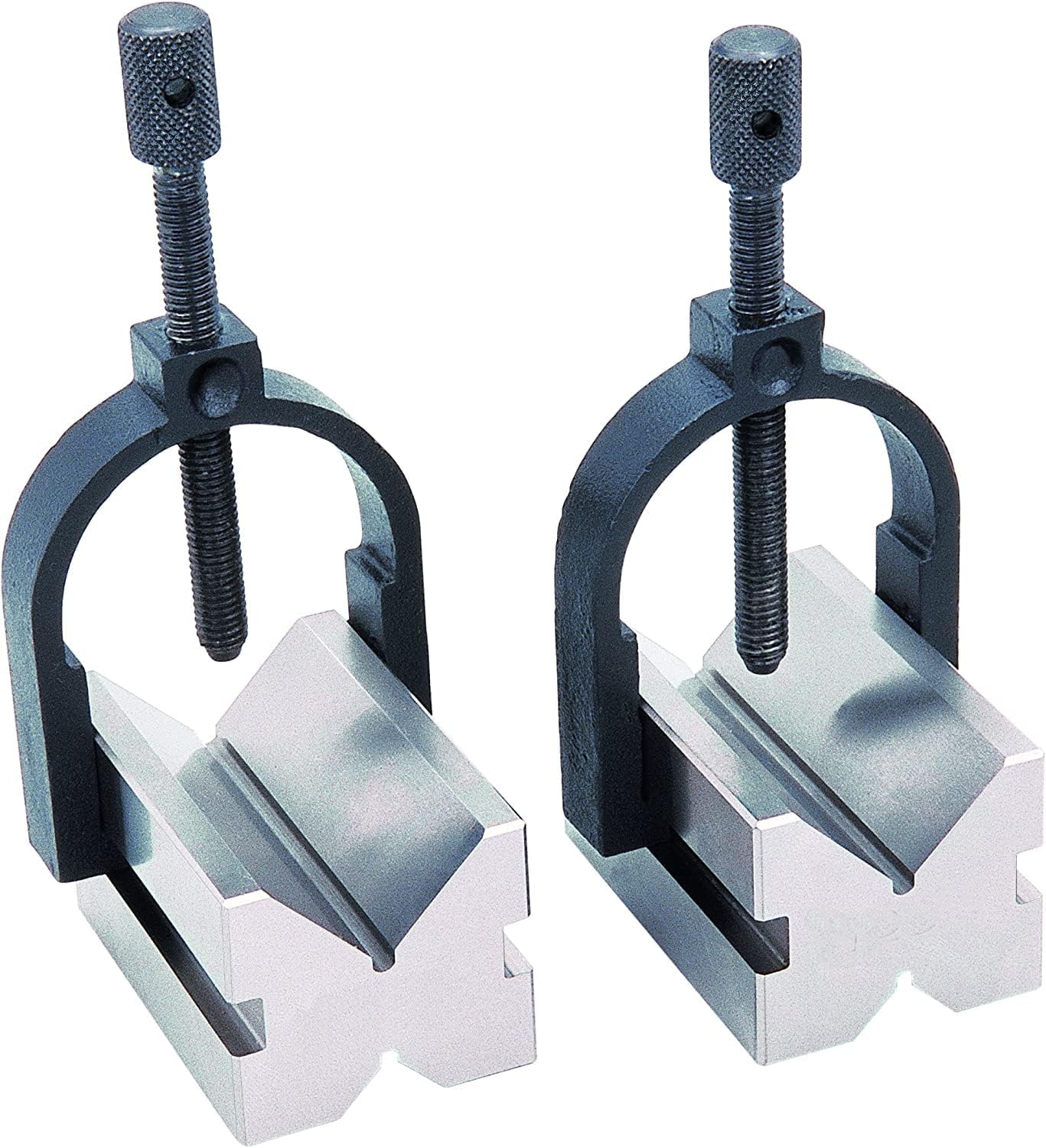 Vee Block and Clamp Sets 1-1/4" Square by 1-5/8" long. (32x32x40mm)