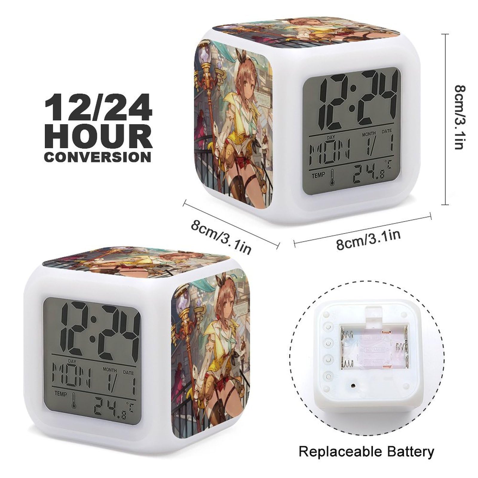 あたしンち 目覚まし時計 デジタル時計 アラーム レア物 あたしンち＊目覚まし時計の通販 by ショップ｜ラクマ