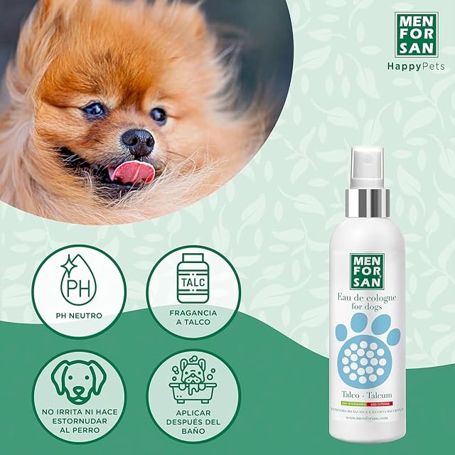 Foto 3 de 7 de Agua de Colonia para Perros Talco MENFORSAN - 125 ml