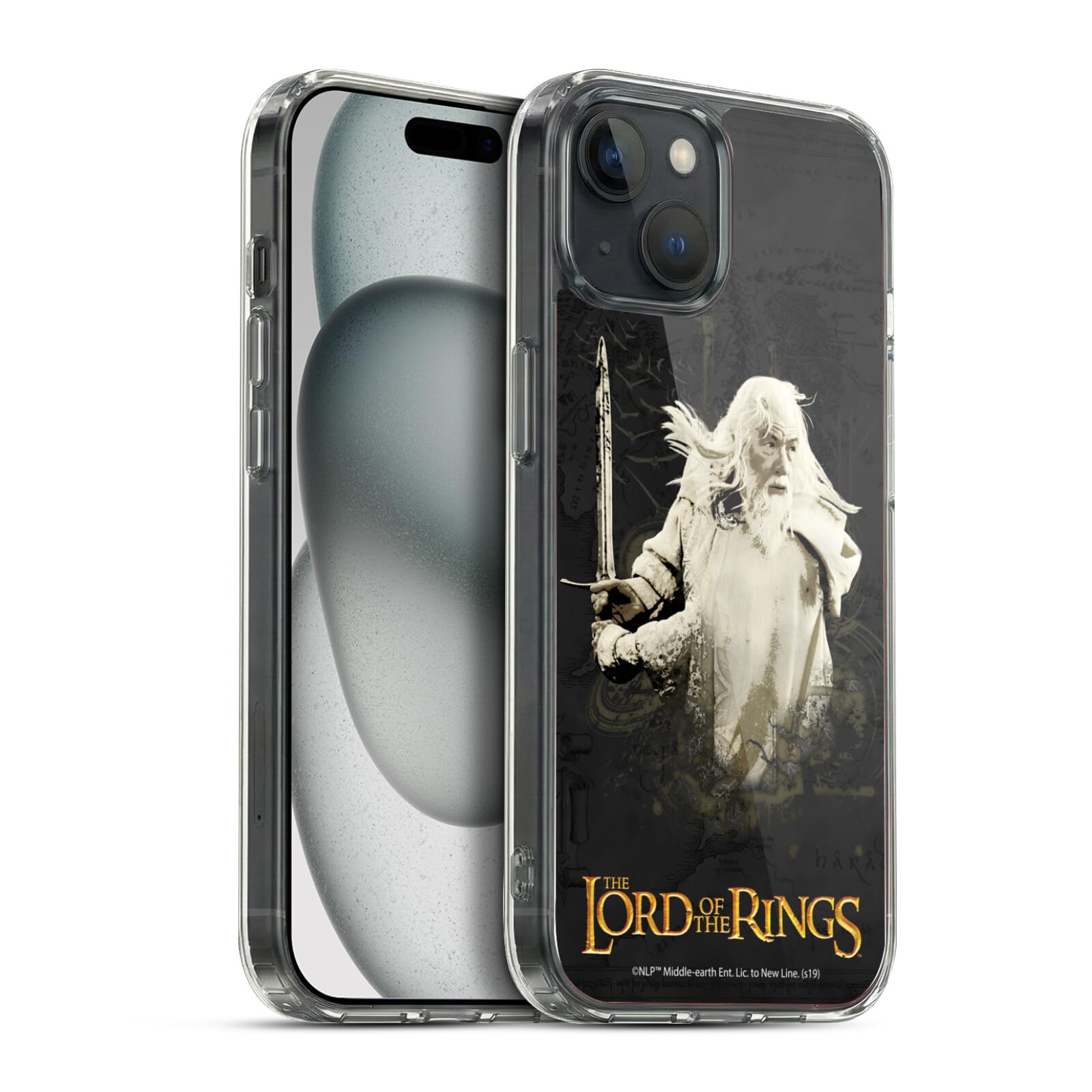 Funda Gandalf El Señor de los Anillos para Apple iPhone 15 Plus carcasa TPU gel suave elástica 7