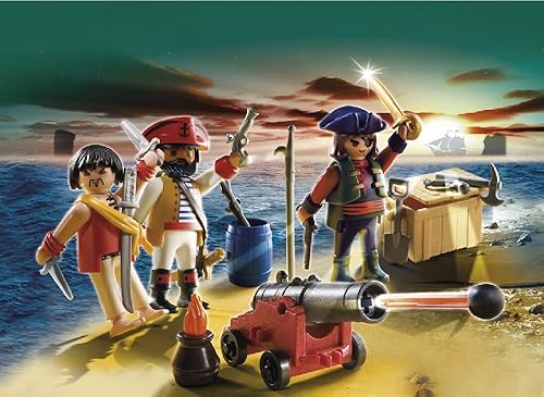 Miniatura 2 de Playmobil Piratas Comandante con Armería