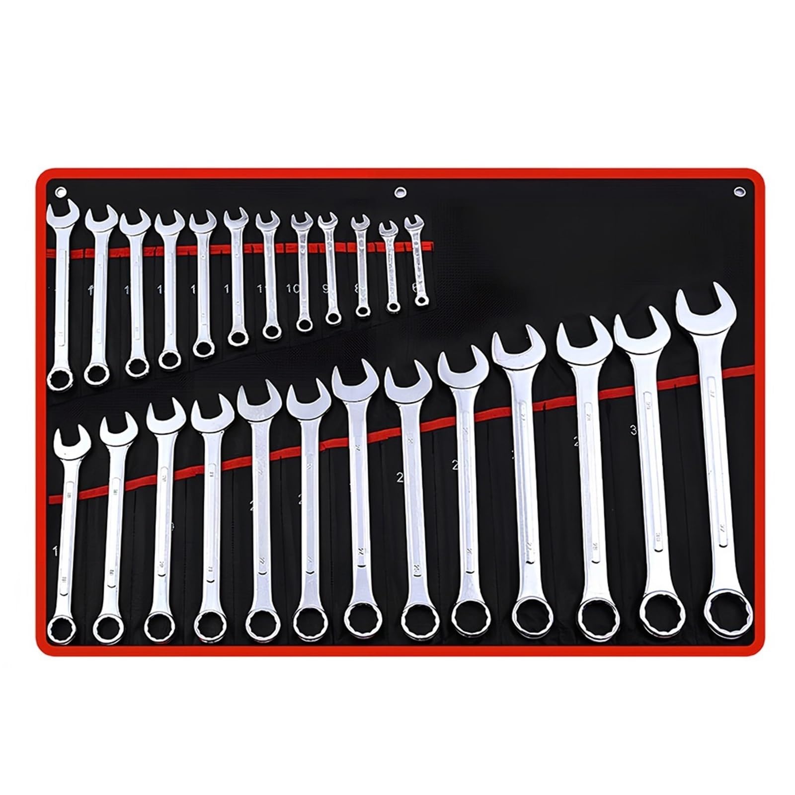 zestaw narzędzi 25 szt. Zestaw kluczy grzechotkowych uniwersalny zestaw 6-28/30/32mm klucz Torx narzędzia do naprawy samochodu płócienna torba na