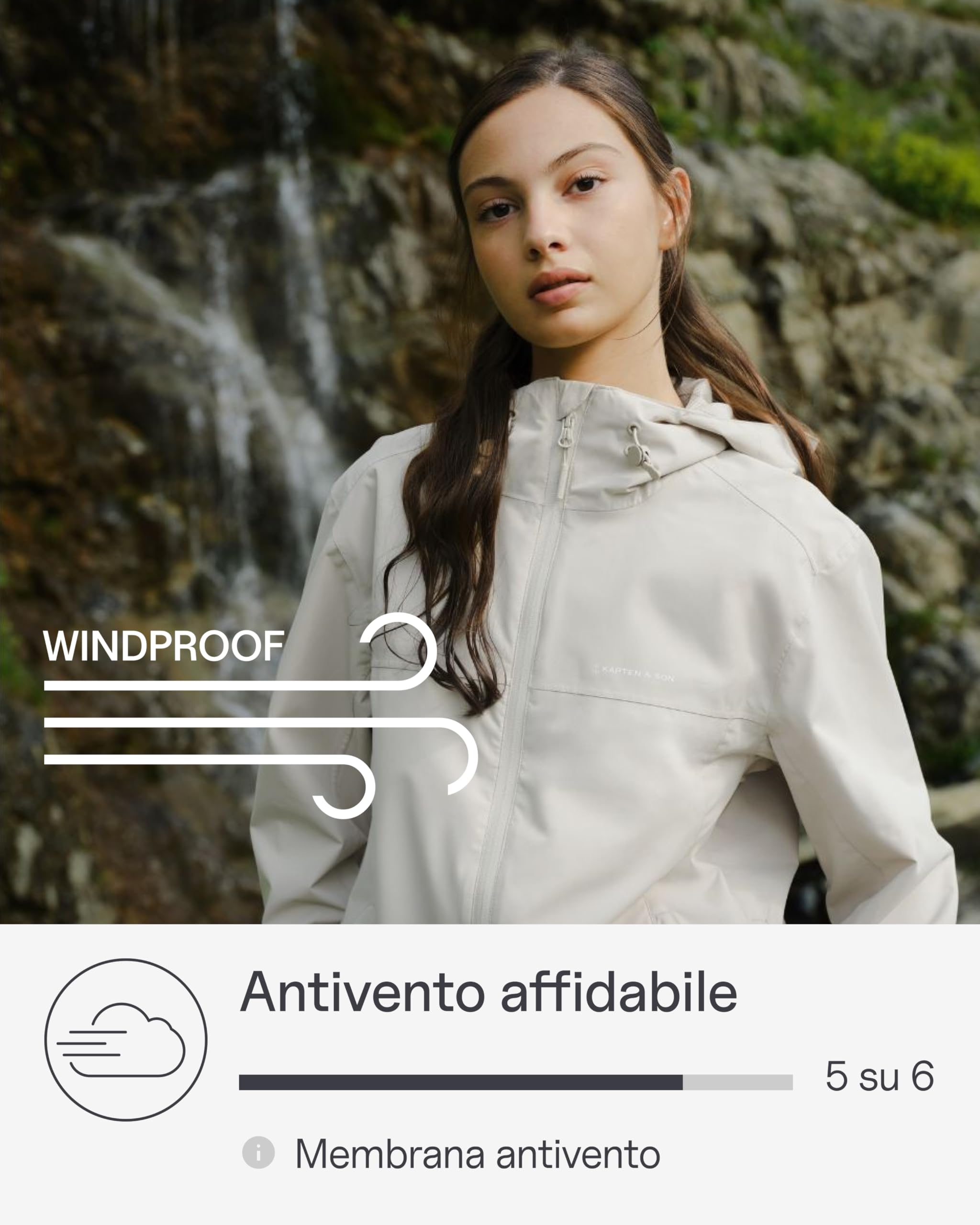 Kapten & Son Everyday 3in1 Giacca antipioggia Uomo e Donna | Giacca softshell con giacca in pile rimovibile | Giacca impermeabile con colonna d'acqua di 10.000 mm, traspirante, antivento