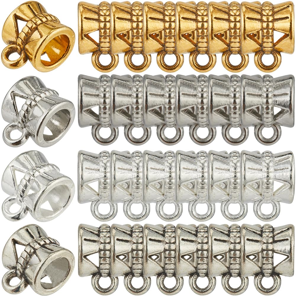 Cuentas espaciadoras de estilo tibetano para elaborar colgantes de moda y joyería personalizada