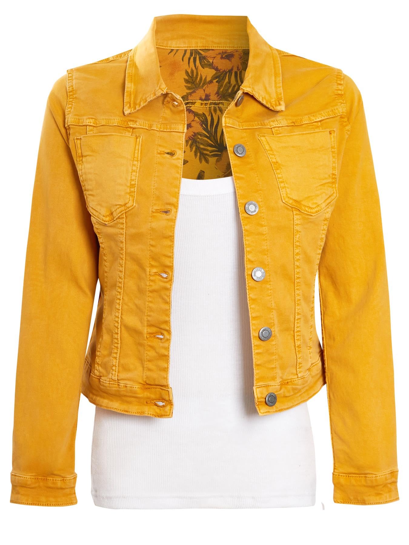 Ss7 Women's Mustard Reversible Denim Jacket