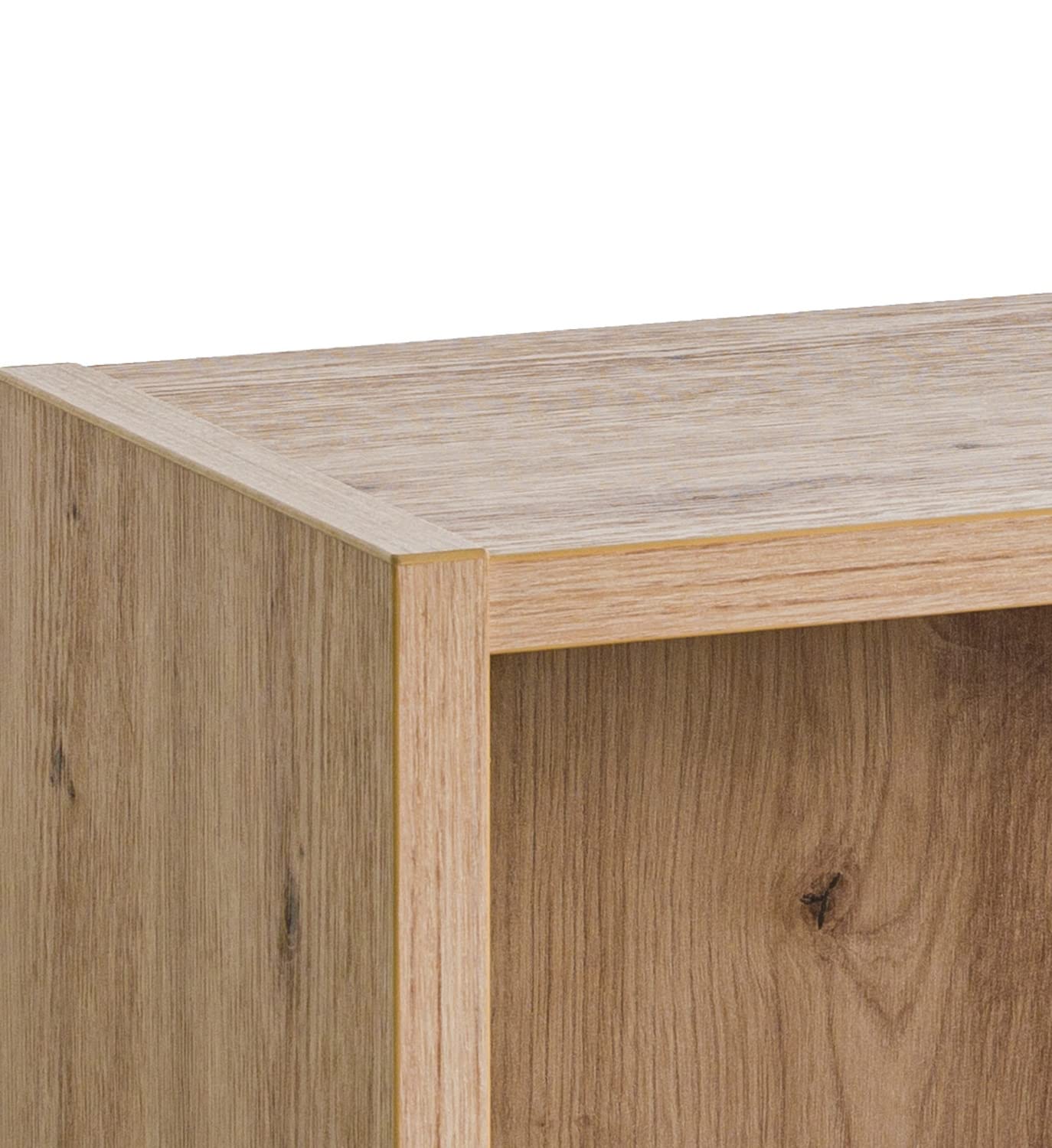 COMPOSAD | Set di 3 Cubi VITRUVIA, Mensole da Muro, Arredo Parete, (LxAxP) 35x35x28 cm, Colore Rovere Oak Mielato, Made in Italy