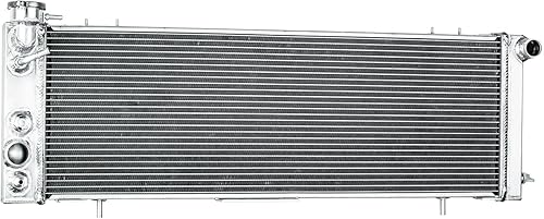 Miniatura 4 de Radiador de aluminio CU1193 para 1991-2001 Jeep Cherokee Comanche Wagoneer XJ 2.5 L4 4.0 L6 Radiador de gas 3 radiadores de núcleo de fila