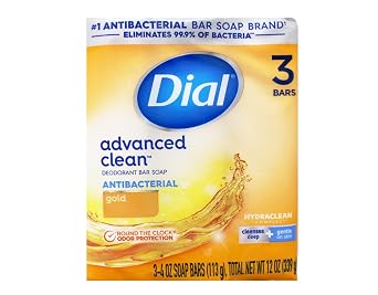 Dial 12402 4 oz. Gold Dial Antibacterial Soap Bars, 3 Pack