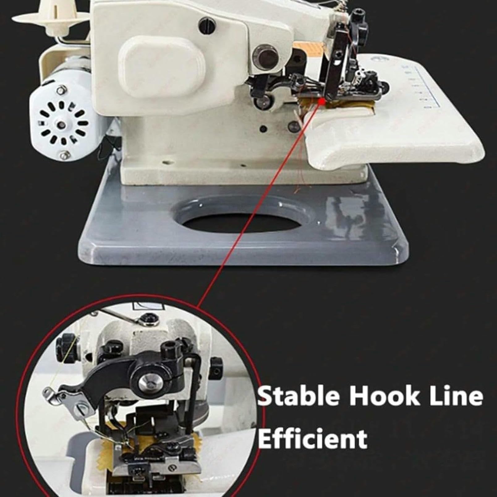 Máquina de Coser de Cerieja de Escritorio, máquina de Coser de modista de Costura ciega, para puños, Fondos Flojos, Vestidos de Dobladillo