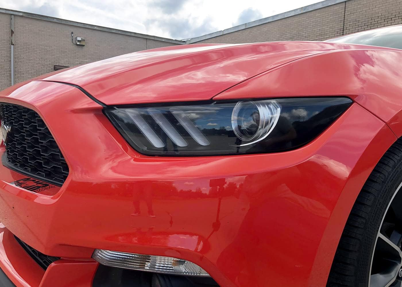Luxe Auto Concepts Headlight Reflector Tint Kit for 2015-17 Ford Mustang - Dark Smoke
