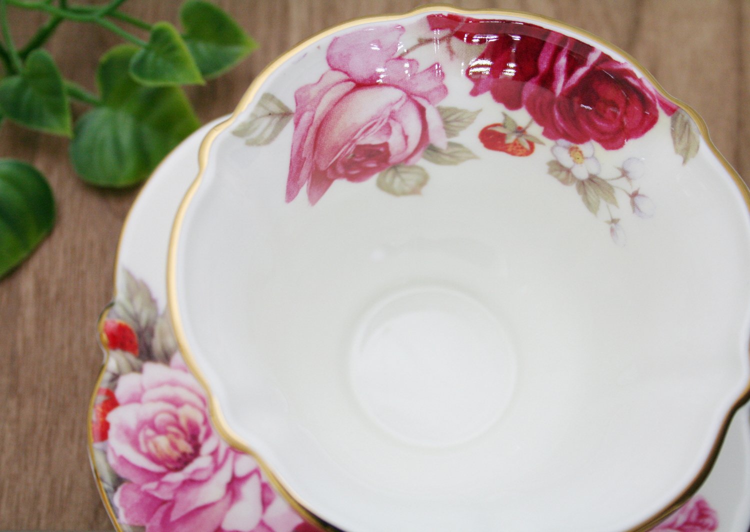 Amazon.com: ロイヤルアーデン Royal Arden 37101 Cup & Saucer, Bone