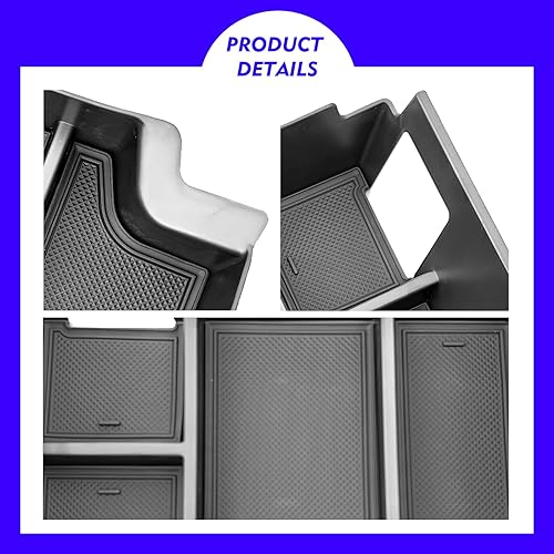 Miniatura 6 de XXCIWP Bandeja organizadora de consola central inferior Ram 1500 TRX 2024 para Dodge RAM TRX 1500 2024 2019-2022 2023 2024 Segunda capa central