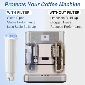 Water Filter Replacement, Compatible with KitchenAid KF6, KF7, KF8 Fully Automatic Espresso Machines (1 Pack)