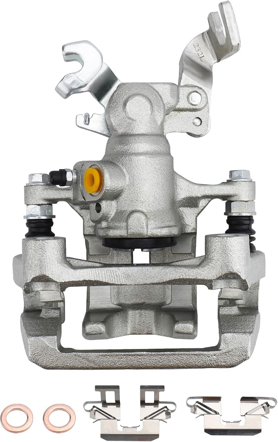 MAYASAF 18B5002 Rear Left Brake Caliper Driver Side Caliper Assembly with Hardware for Lincoln 2006 Zephyr/ 07-12 MKZ, for Ford 06-12 Fusion, 06-13 Mazda 6, 06-11 Mercury Milan