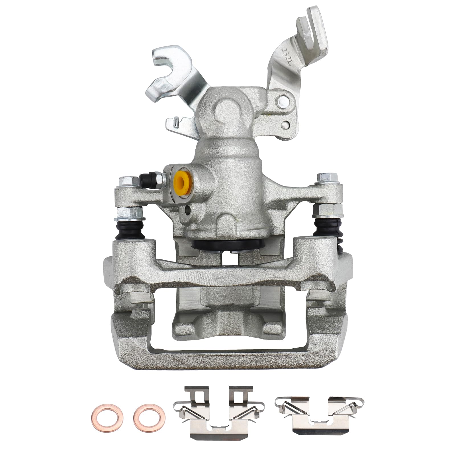 MAYASAF 18B5002 Rear Left Brake Caliper Driver Side Caliper Assembly with Hardware for Lincoln 2006 Zephyr/ 07-12 MKZ, for Ford 06-12 Fusion, 06-13