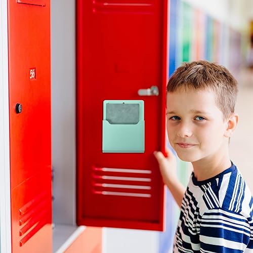 Miniatura 7 de uxcell 3 soportes magnéticos para archivos, soporte magnético de papel para refrigerador, organizador magnético de archivos de pared, tamaño carta,