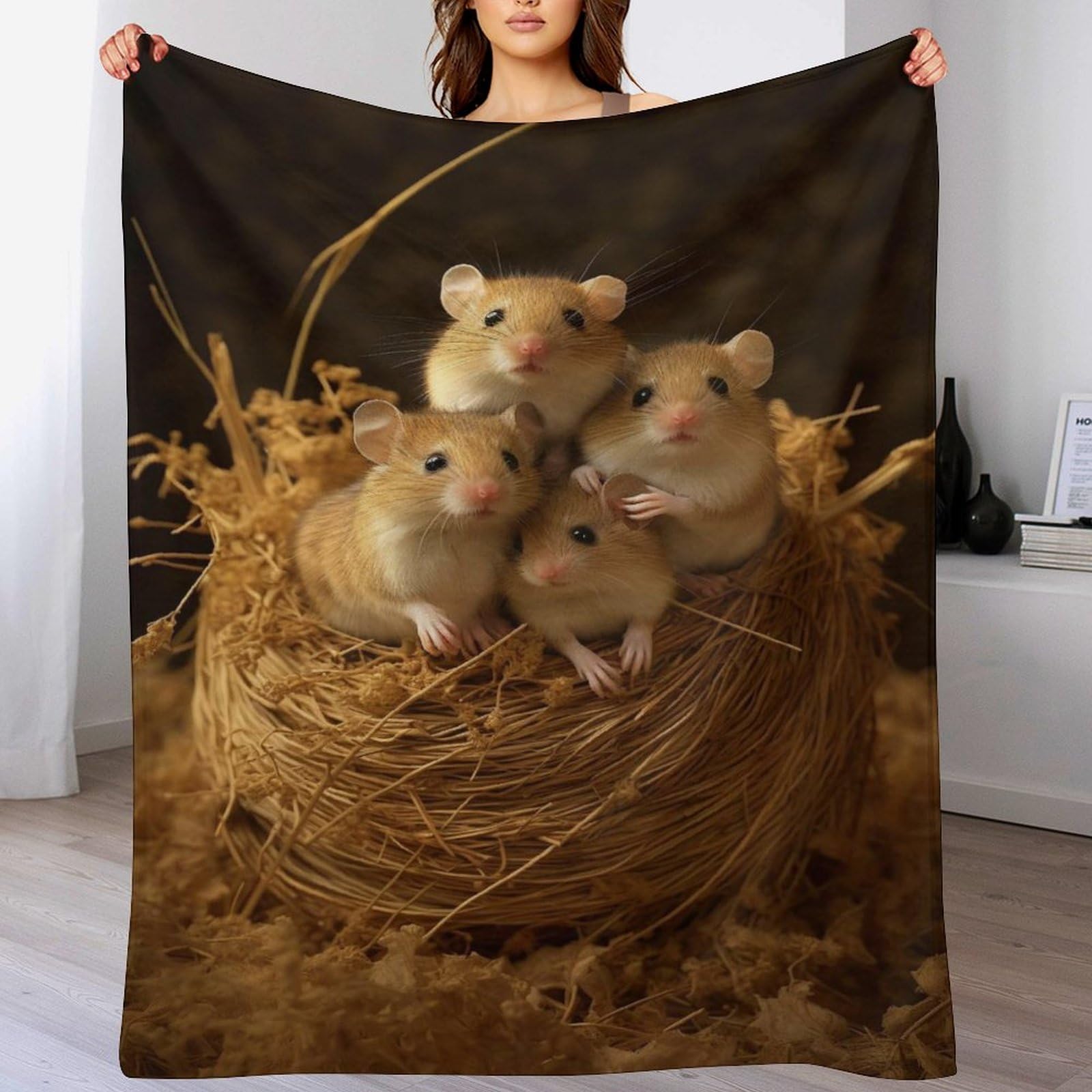 Couverture de canapé en polaire épaisse pour stopper le froid pendant l'hiver