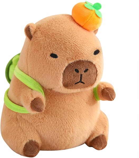 Ditucu Cute Capybara Plush Pillow Kawaii Creative Capybara Stuffed Aniamls Toys Hugging Gifts for Kids
