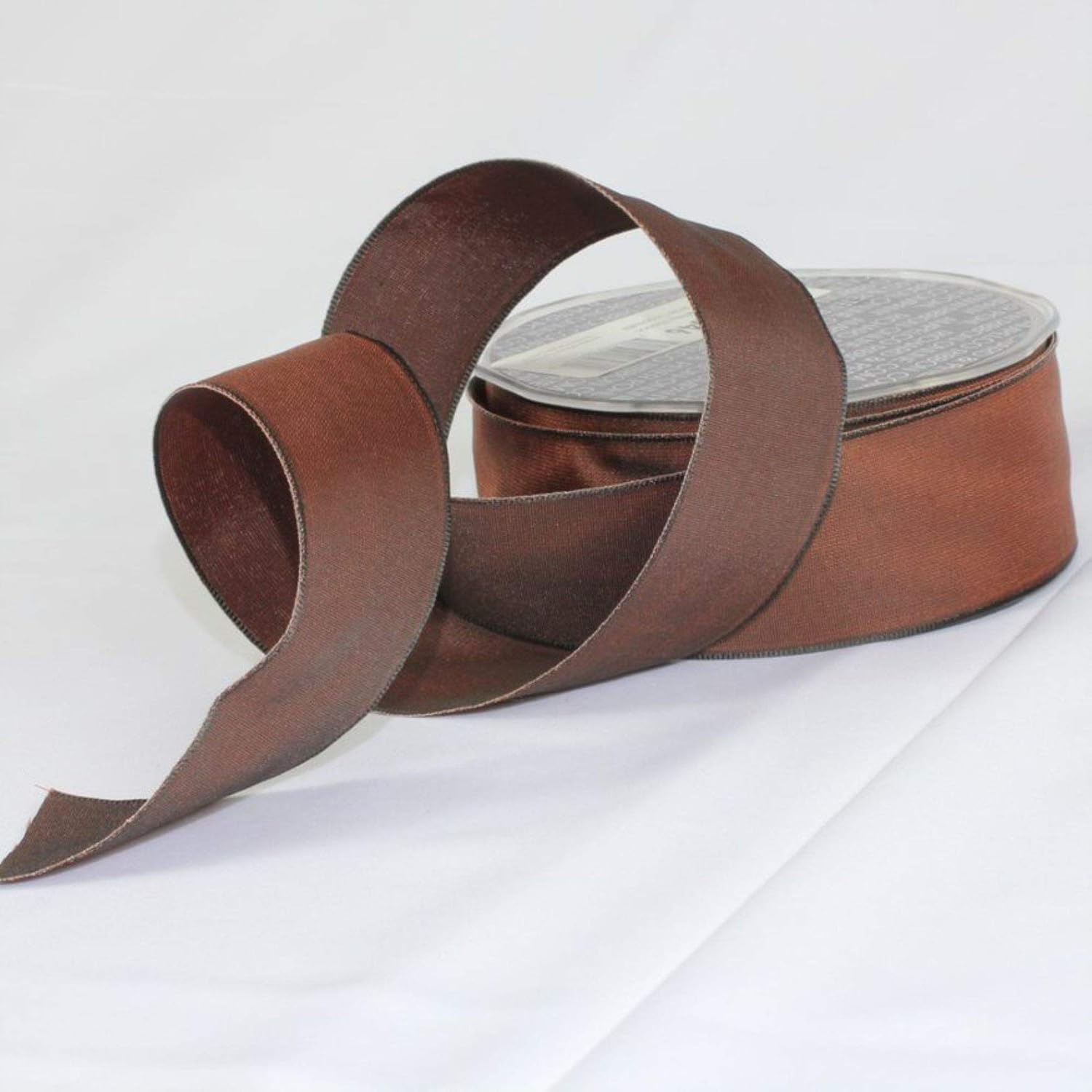 Chocolate Brown Solid Wired Craft Ribbon 1.5" x 27 Yards