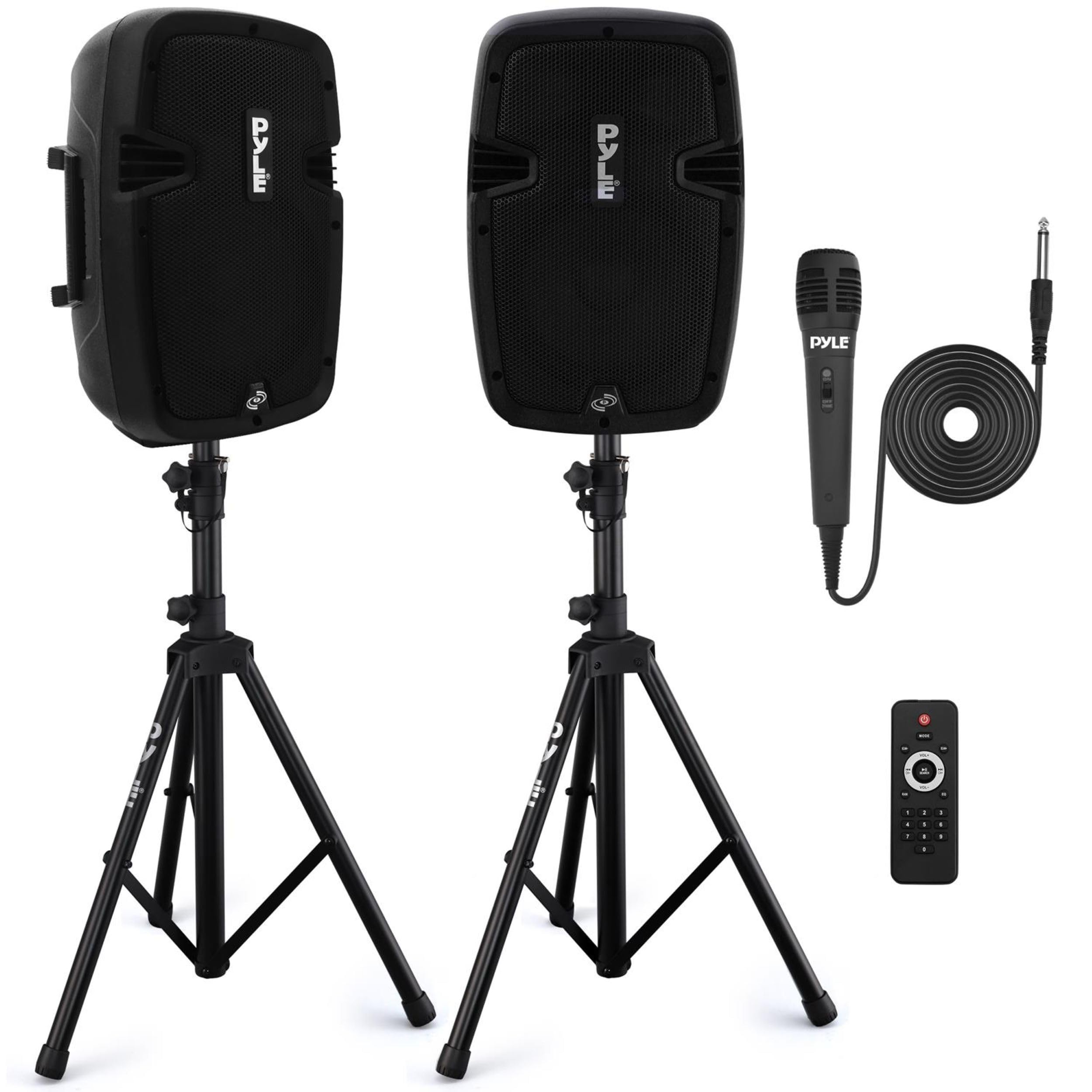 Amazon.com: Pyle Powered PA Speaker System Active & Passive