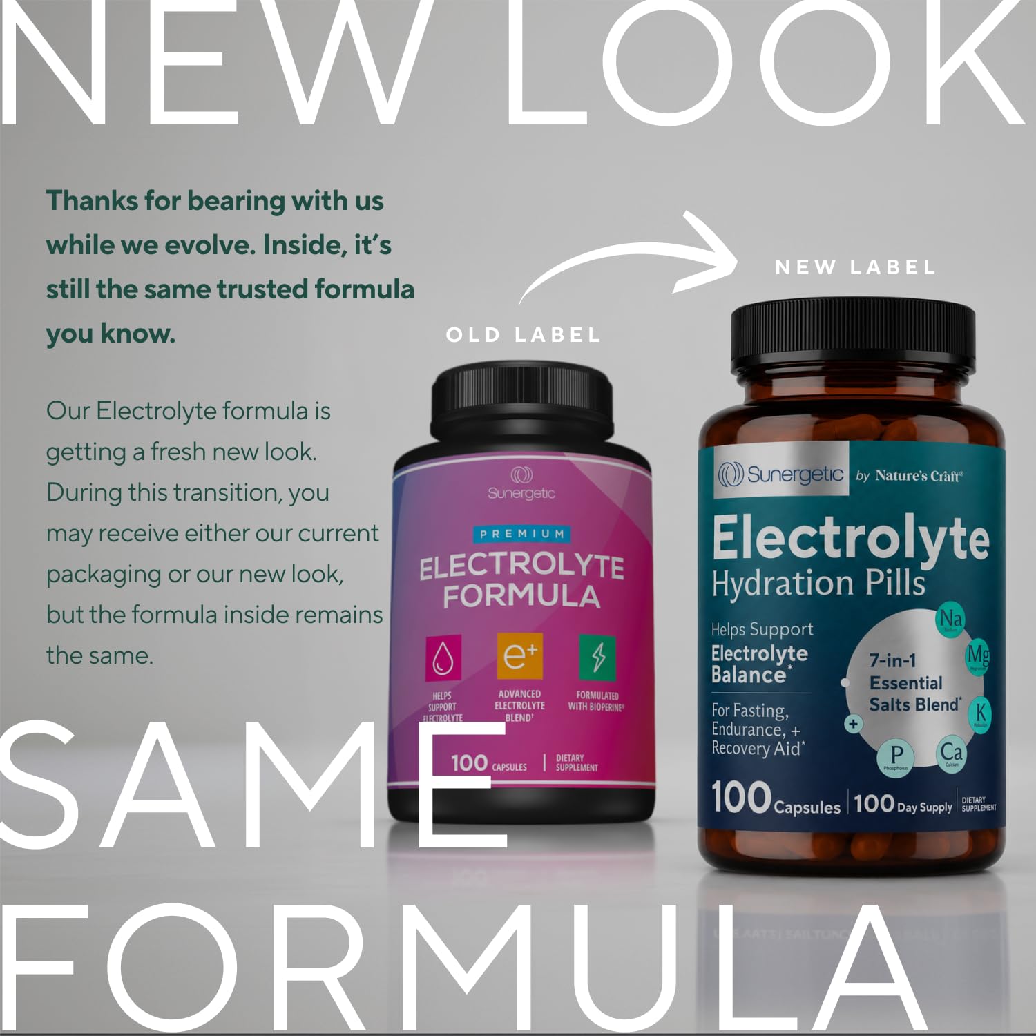 Premium Electrolyte Capsules – Support for Keto, Low Carb, Rehydration & Recovery - Electrolyte Replacement Tablets – Includes Electrolyte Salts, Magnesium, Sodium, Potassium – 100 Capsules — Amazon image 3