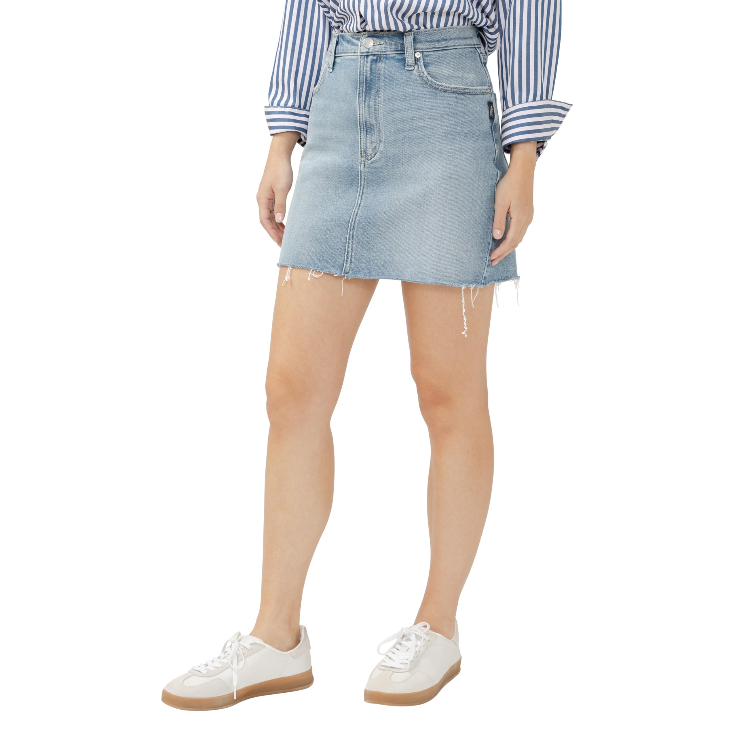 Silver Jeans Co. Denim Mini Skirt Gonna Donna (Pacco da 1)