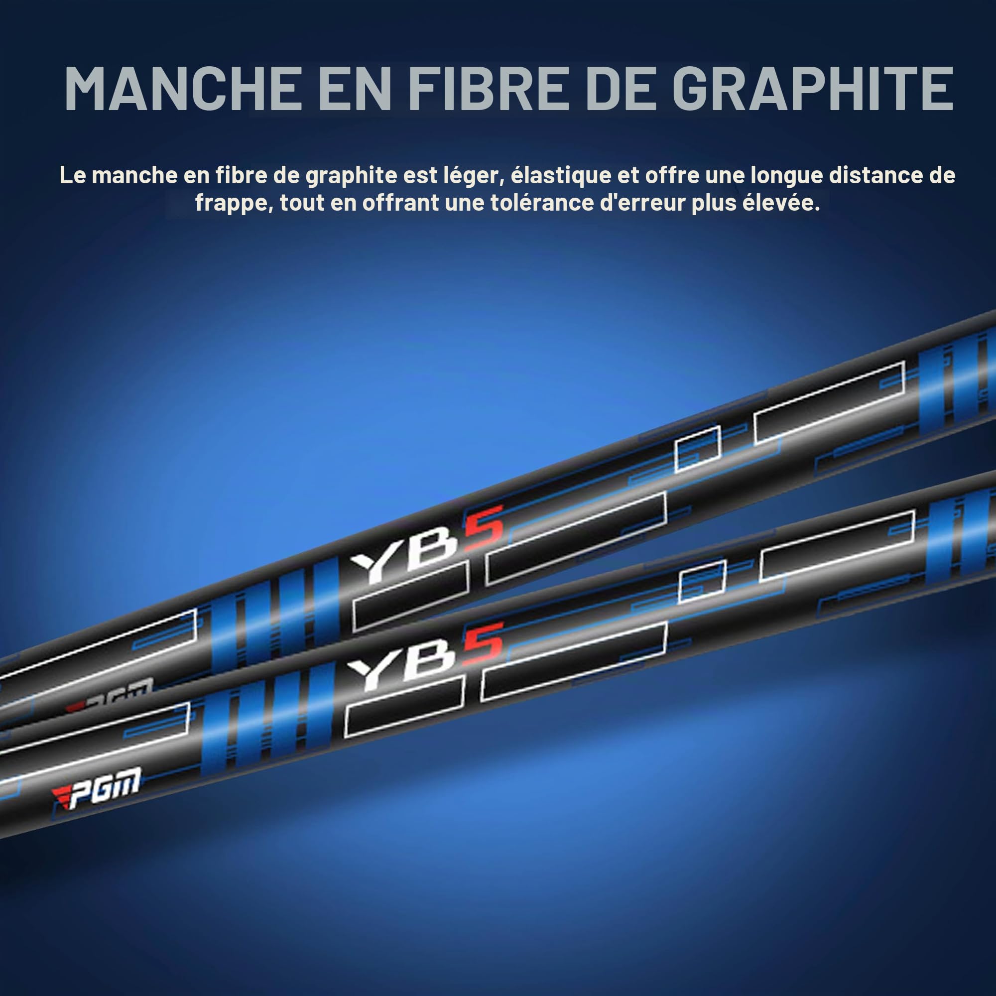 PGM Ensemble complet de clubs de golf pour droitier 12/15 pièces