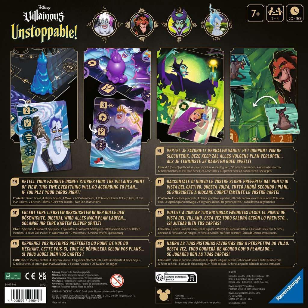 Disney Villainous Unstoppable! - Gesellschaftsspiel & Brettspiel ab 7 Jahre: A Disney Villainous Family Game - Image 2