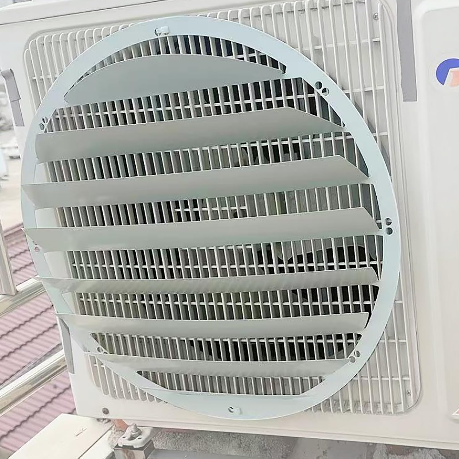Deflettore per Compressore del Condizionatore d'Aria Copertura Deflettore per Guida del Vento Paravento per Dissipazione del Calore Griglie Anti-Dirette Defender per Recinzione(50cm/20in)