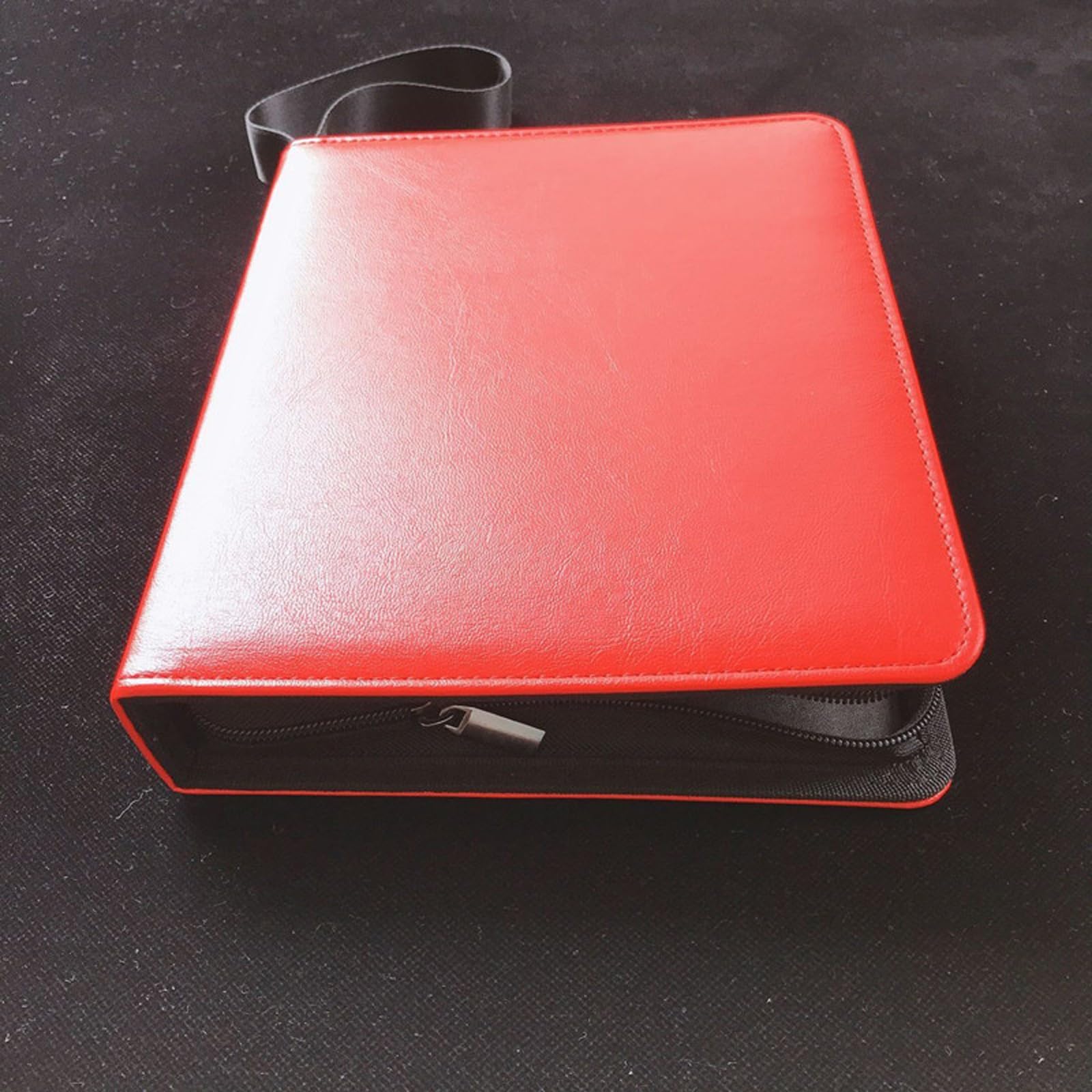 Porta carte per album da collezione double face per carte da gioco, rilegatura a doppio lato