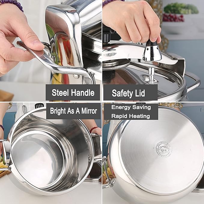 Olla a Presión Acero Inoxidable 18L QHEVLXQI miniatura 6