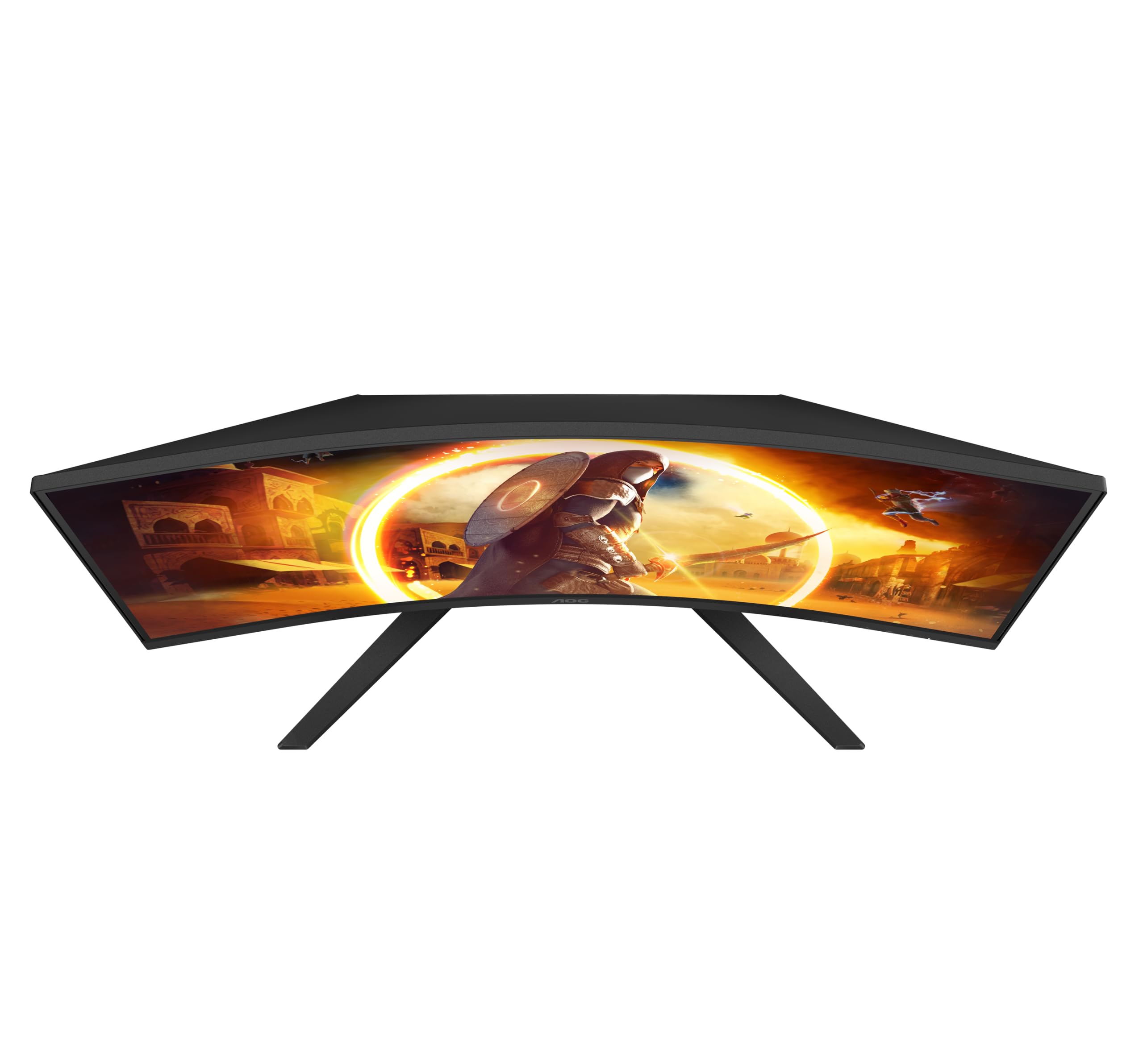 AOC Gaming Moniteur Incurvé, CQ32G4VE 32 Pouce 180Hz Fast VA Dalle, 1ms GtG, HDR10, FreeSync, (2560x1440 HDMI 2X 2.0 DP 1x 1.4) Noir