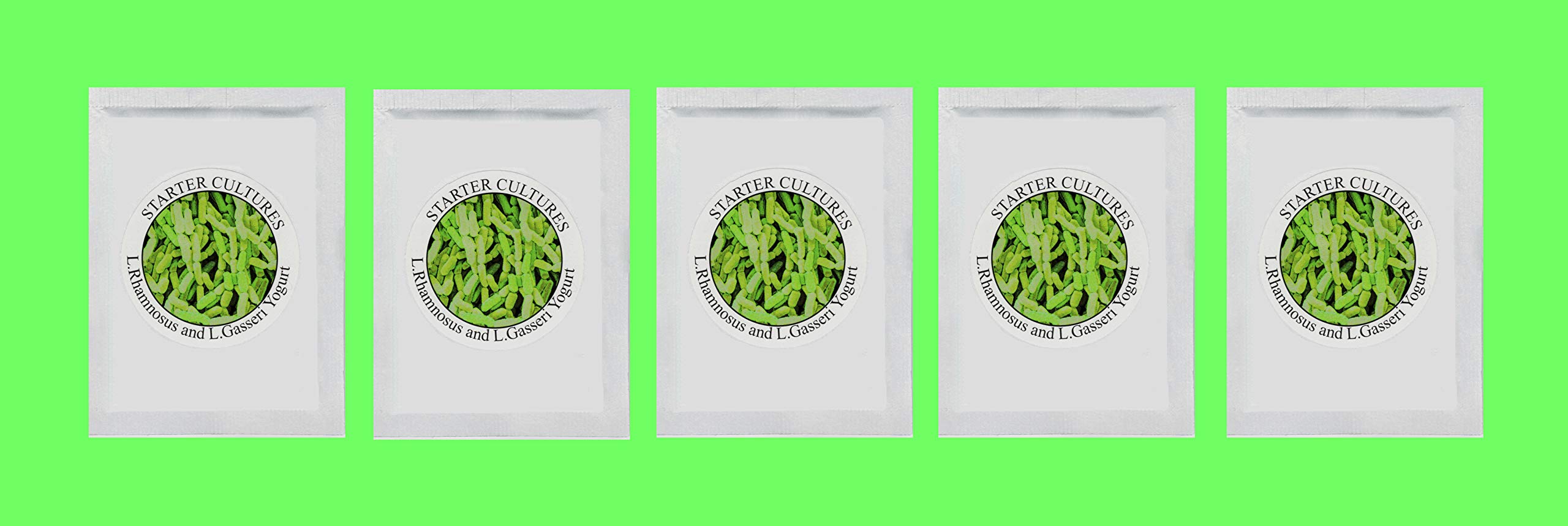 Yogurt Starter Cultures Pack of 5 FreezeDried Sachets for