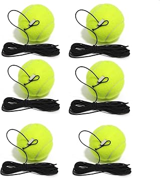 Tennis coach ball, tennis training ball and tennis trainer replacement tool, ideal for indoor and outdoor tennis practice with a bounce ball-durable, lightweight