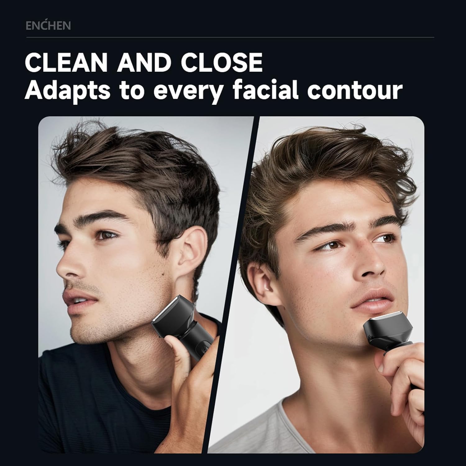 Electric for Men 3 Blade Cordless Rechargeable Foil Shaver with LED Power Display Beard Trimmer for Wet and Dry Shaving