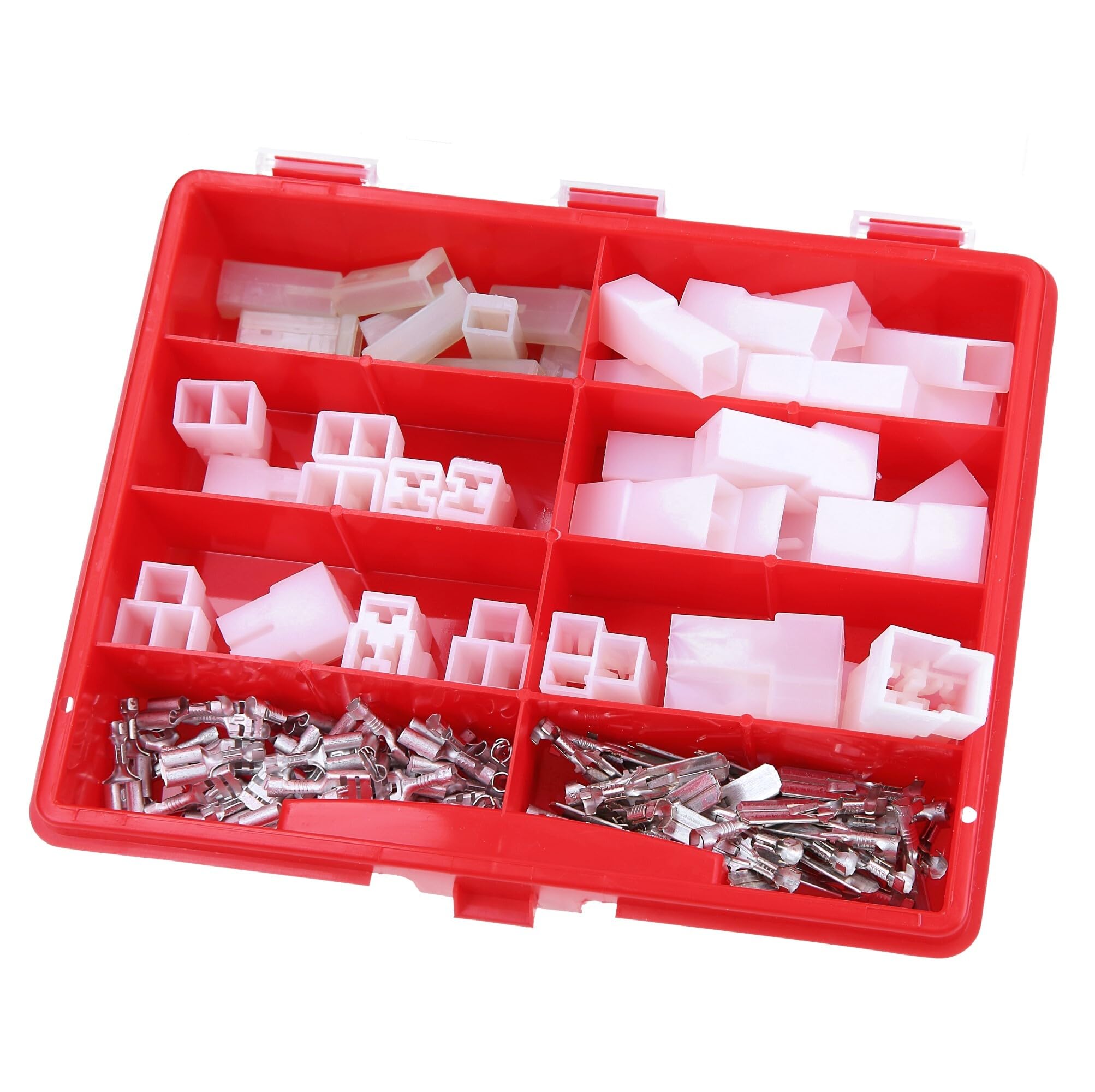 Kalitec 120x FASTIN-FASTON Steckverbinder Set - Kfz Flachstecker Sortiment