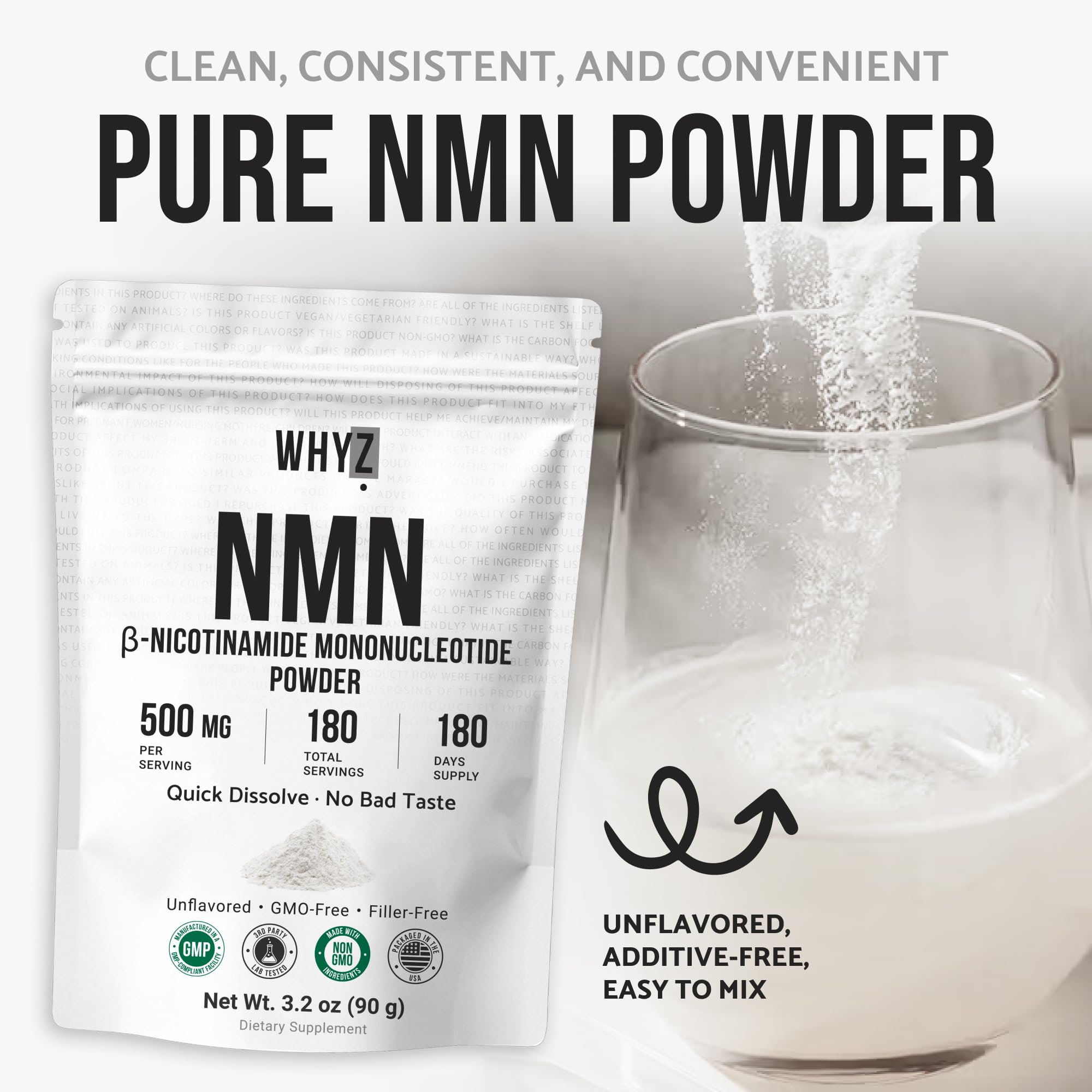 Amazon.com: Pure NMN Powder Nicotinamide Mononucleotide Quick