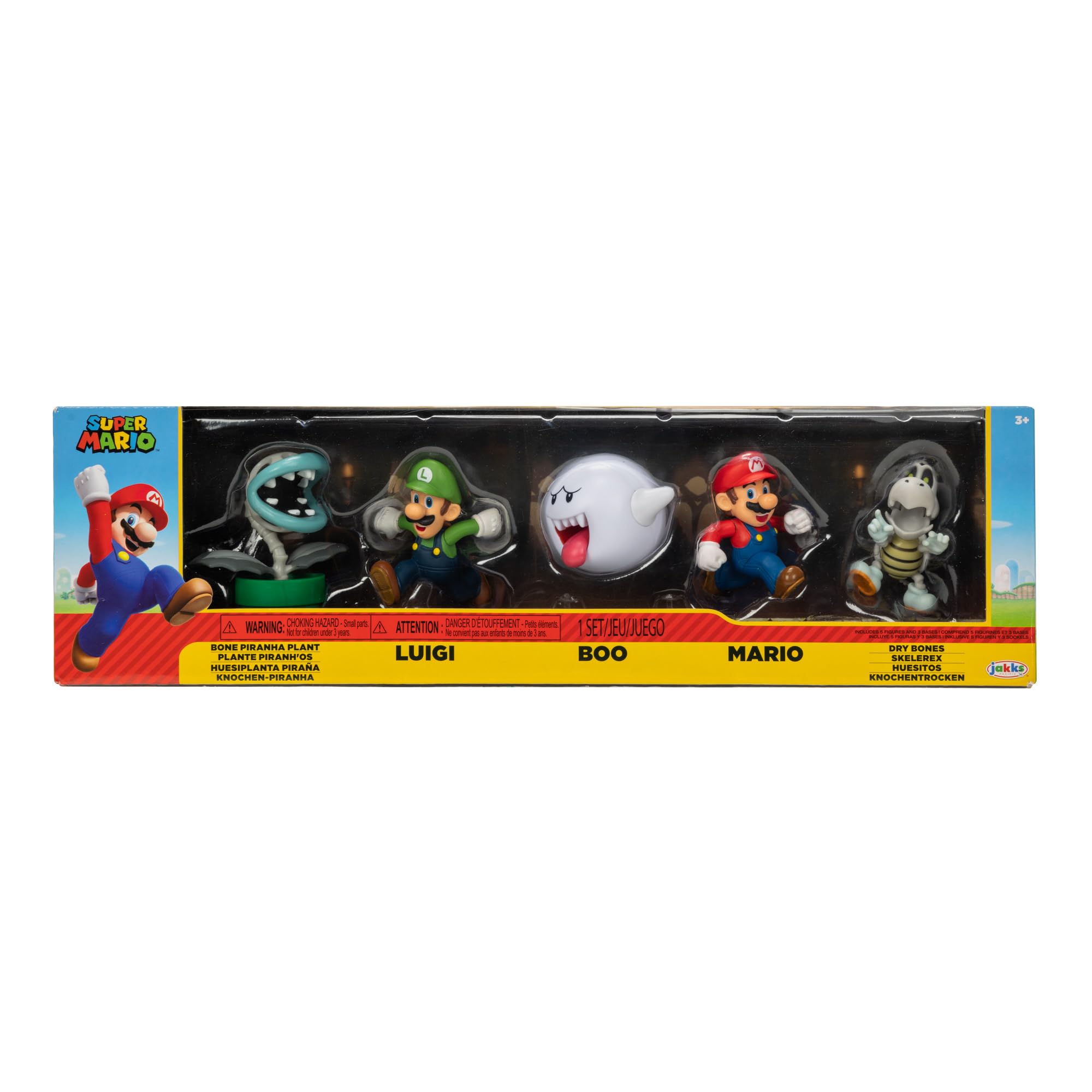 Pack 5 Figurines Mario Boo! 10CM