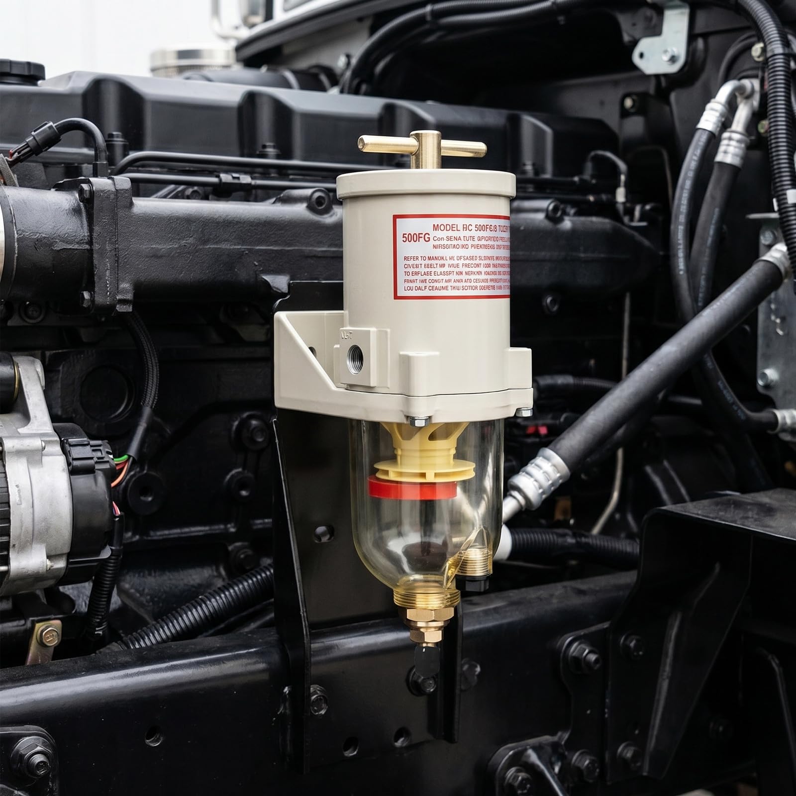 Edelstahl Öl Wasser Abscheider 500fg 500fh für Boote und Lkw