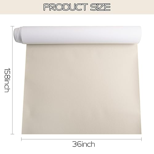 Miniatura 82 de Parche de reparación de cuero grande de 17 x 79 pulgadas, cinta autoadhesiva de reparación de cuero, parches de cuero para muebles de sofá, sillas