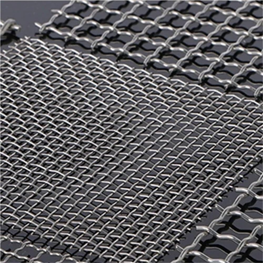 Hoja de malla de acero inoxidable 304, alambre de filtración tejido duradero para proyectos de bricolaje, manualidades y reparación, 50 cm x 100 cm, grosor estándar de 1,1 mm